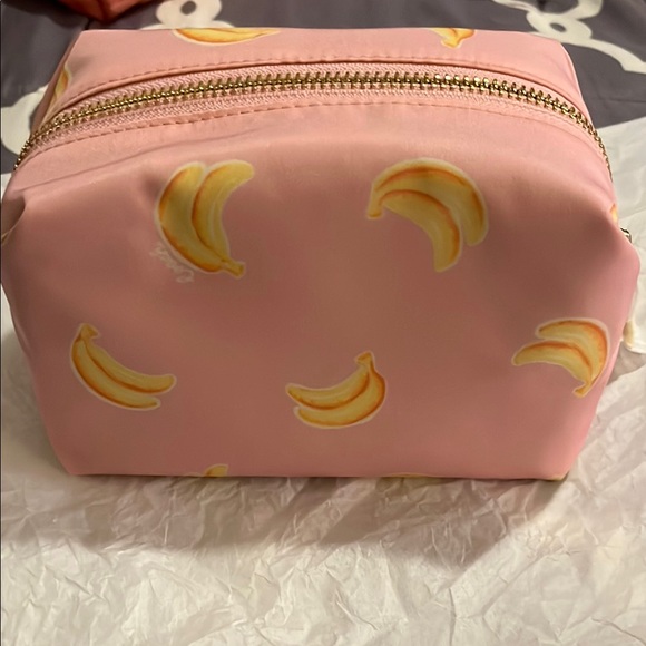 Coach Pink Banana Print Cosmetic Bag - NWT - Picture 5 of 12